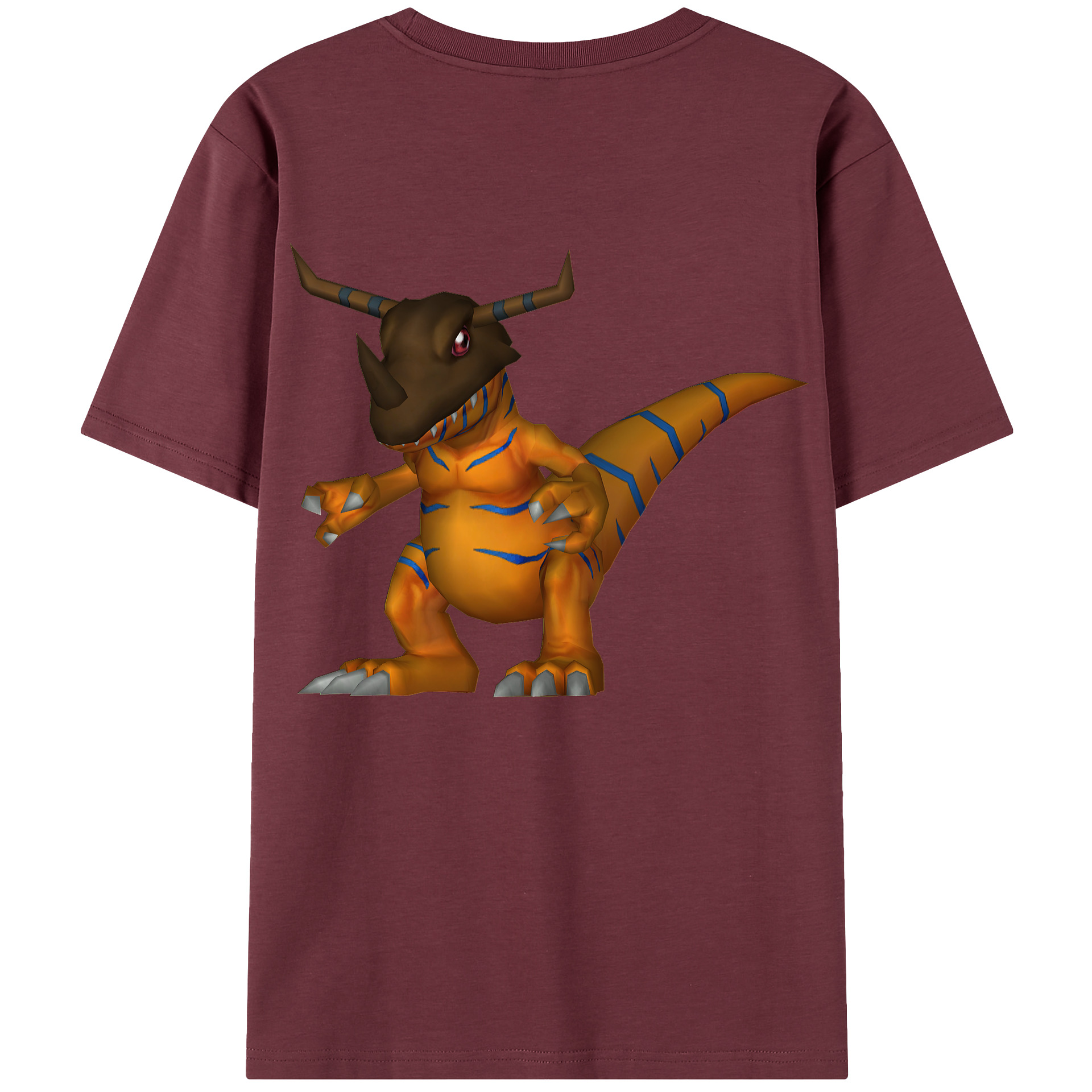 （画像用） Digimon デジタルモンスター/デジモン 綿100％半袖Tシャツ（背面プリント）